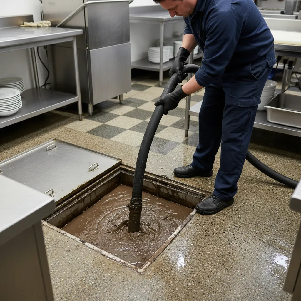 grease trap cleaning square