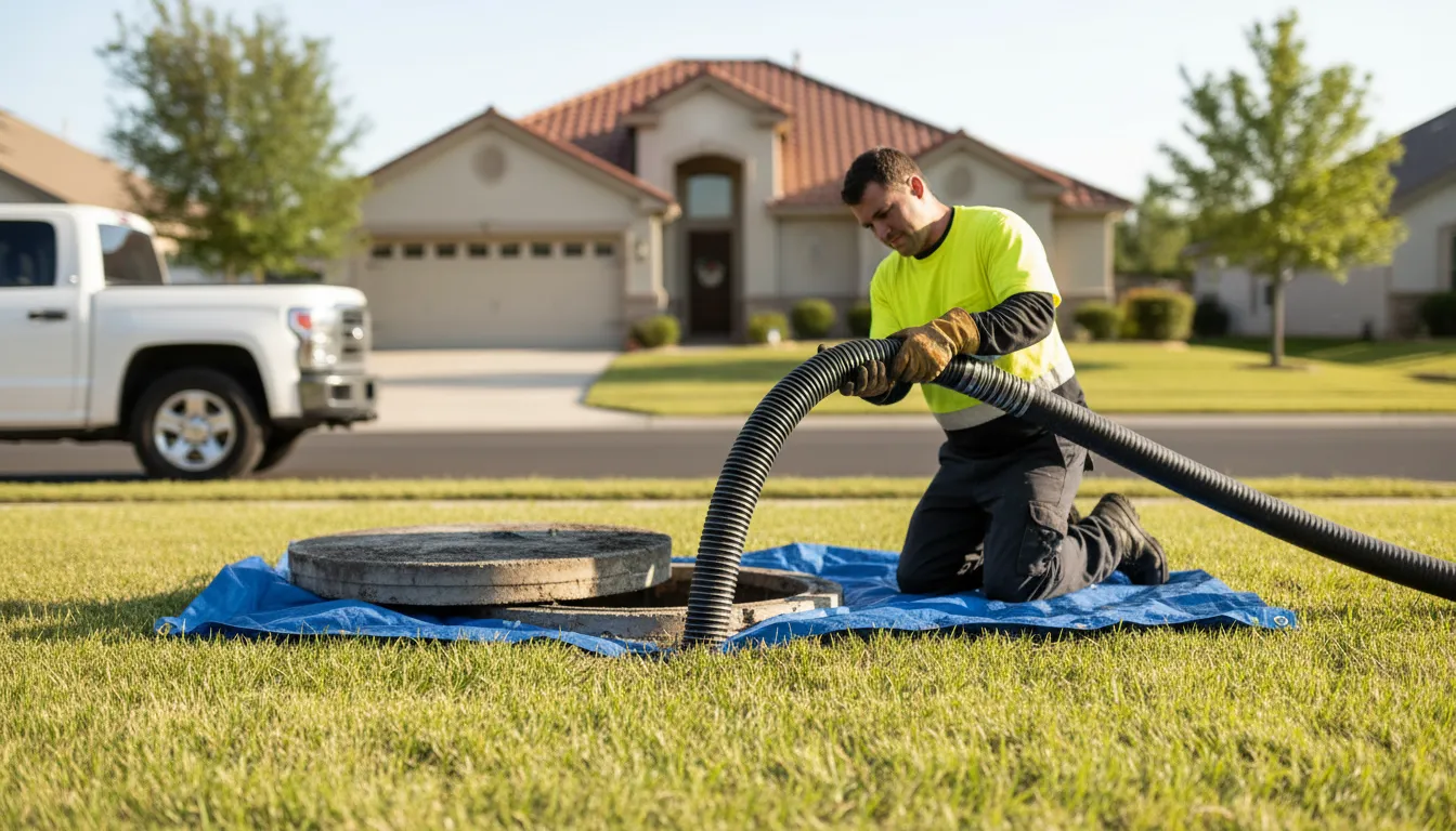 residential septic tank pumping wide