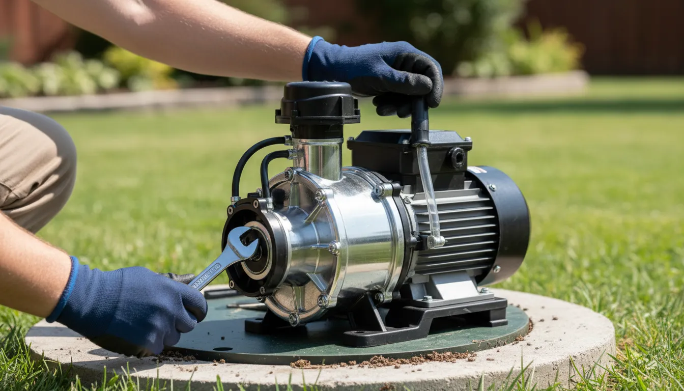 septic pump aerator repair wide